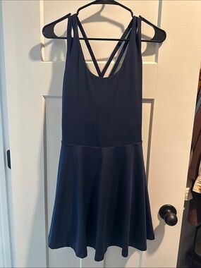 Fabletics Navy Strappy Athletic Dress